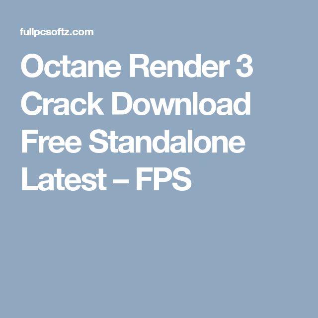octane render 3 crack